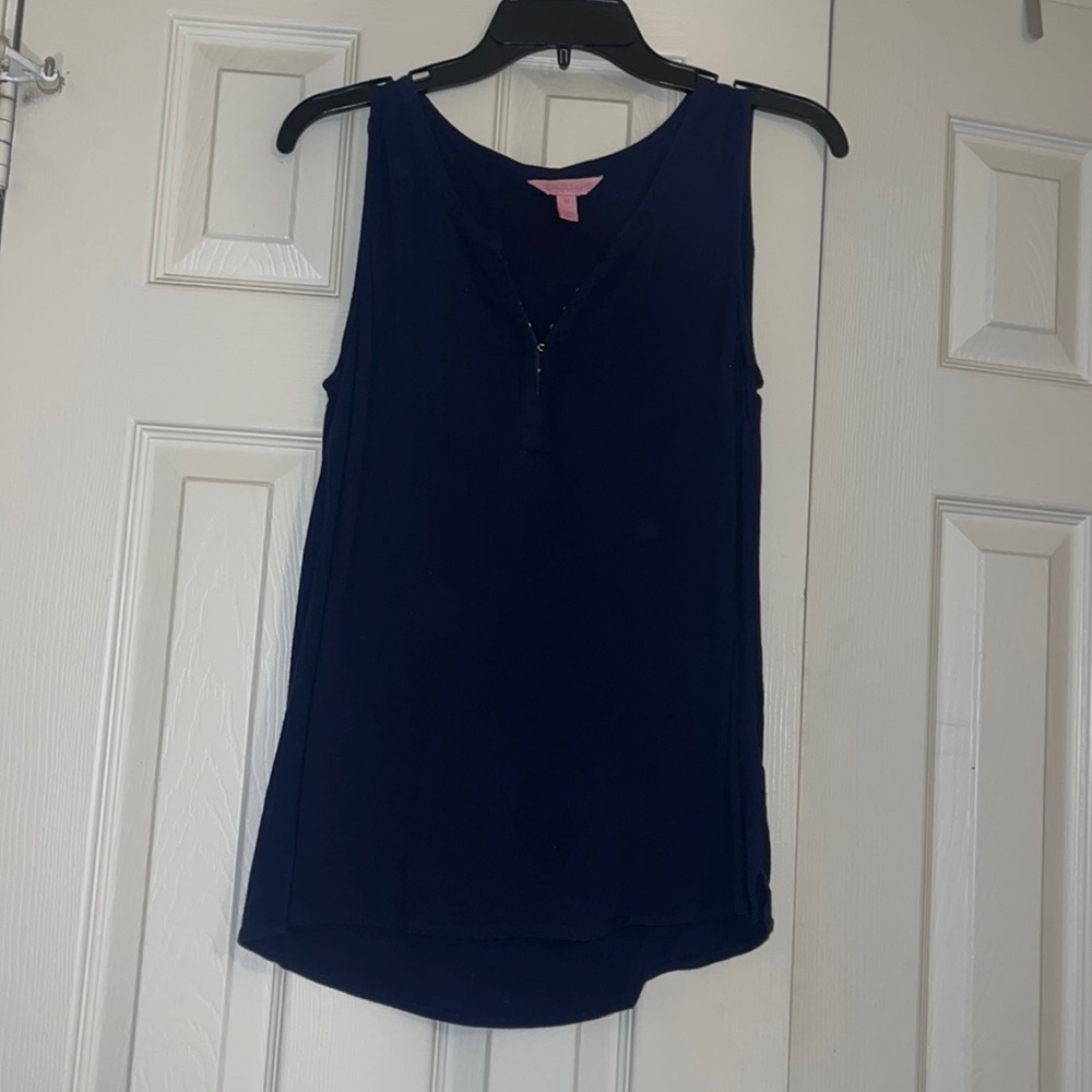 Lilly Pulitzer navy tank